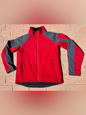Marmot Red with Gray Softshell Jacket
